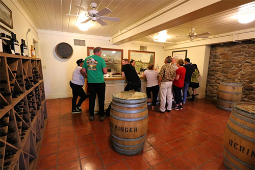 wine tasting at beringer